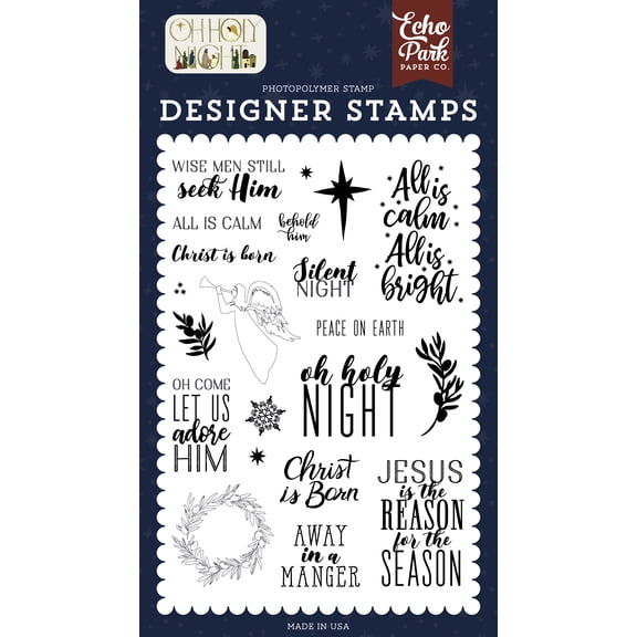 Oh Holy Night: Christ Is Born Stamp Set