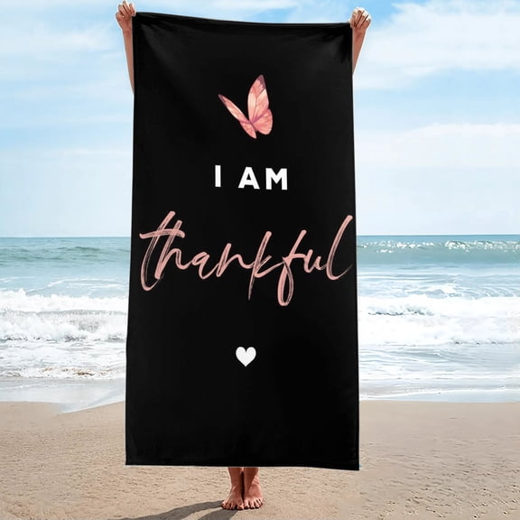 Christ is King Beach Towel Oversized Sand Free 27.5"x55"