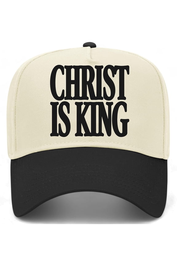 Christ is King Hat (Black/Natural)