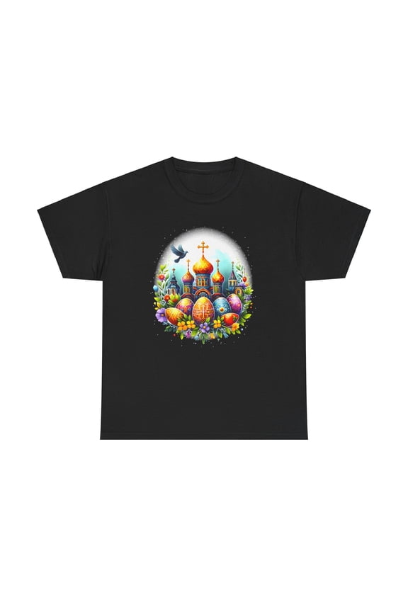 Christ is Risen Greek Russian Eastern Orthodox Pascha Easter Mens T Shirts Plus Size Big and Tall