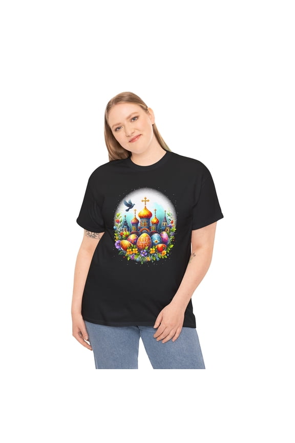 Christ is Risen Greek Russian Eastern Orthodox Pascha Easter Plus Size Clothing for Women