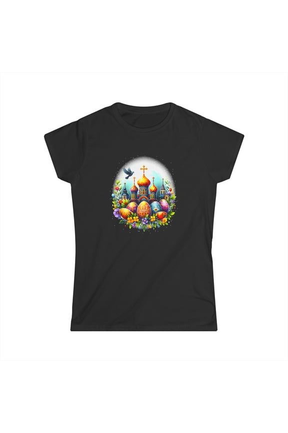 Christ is Risen Greek Russian Eastern Orthodox Pascha Easter Womens T Shirts