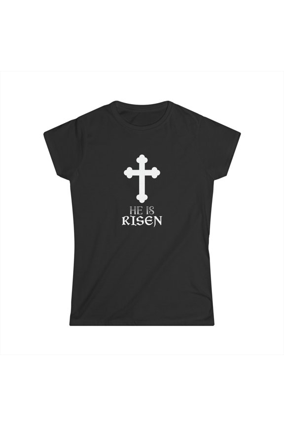 Christ is Risen Greek Russian Eastern Orthodox Pascha Easter Womens T Shirts