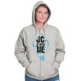 thumbnail image 1 of Christ is With Me Christian Faith Zip Up Hoodie Men's Women's Brisco Brands S, 1 of 6