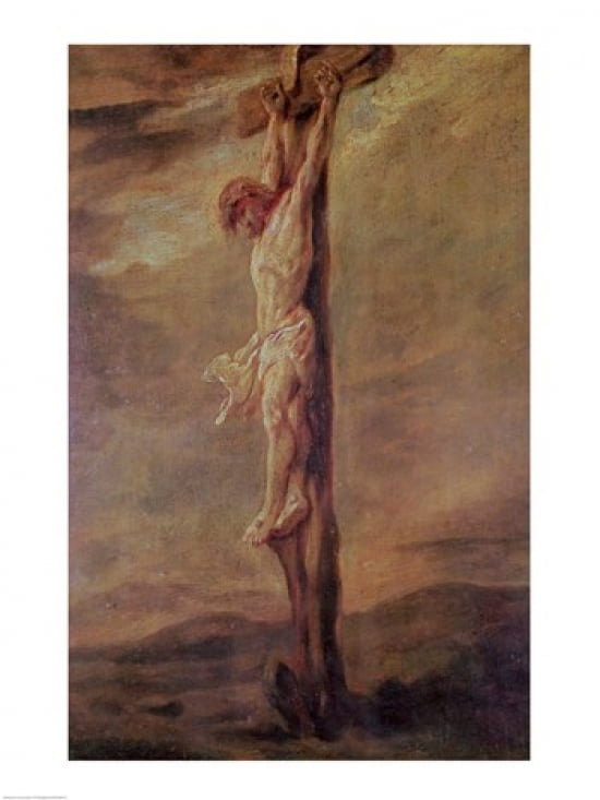Christ on the Cross c1646 Canvas Art - Rembrandt van Rijn (18 x 24)