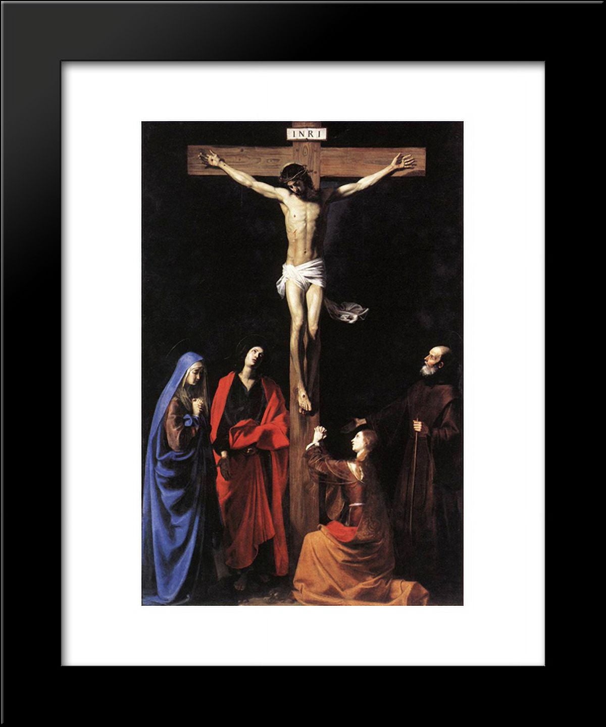 Christ on the Cross with the Virgin, Mary Magdalene, St. John and St ...