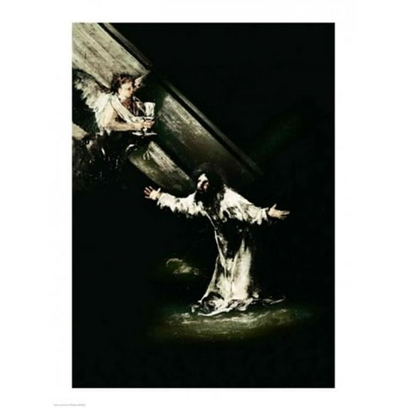 Christ on the Mount of Olives 1819 Poster Print by Francisco De Goya