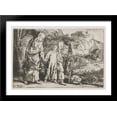 thumbnail image 1 of Christ returning from the Temple with his parents 40x28 Large Black Wood Framed Print Art by Rembrandt, 1 of 2