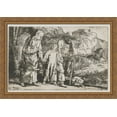 thumbnail image 1 of Christ returning from the Temple with his parents 40x28 Large Gold Ornate Wood Framed Canvas Art by Rembrandt, 1 of 2