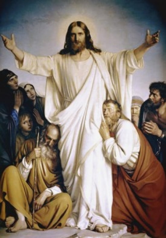 Christ the Consoler Carl Heinrich Bloch (1834-1890 Danish) Canvas Art - Carl Heinrich Bloch (24 x 36)