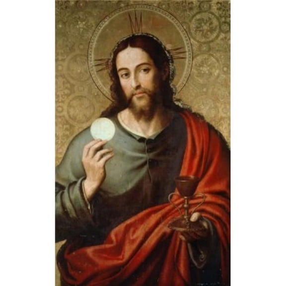 Christ the Host Vincente Macip C.1490-1550 Spanish Poster Print - 18 x 24 in.