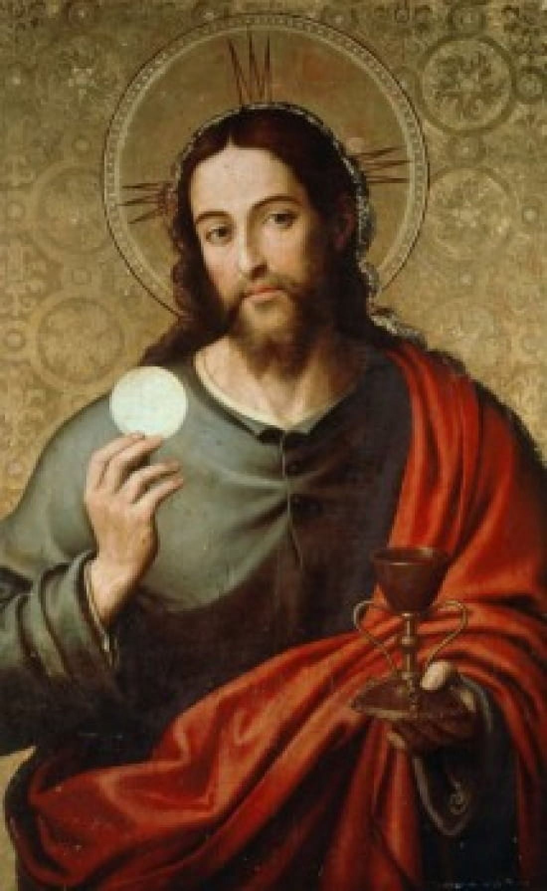 Christ the Host Vincente Macip (c1490-1550Spanish) Canvas Art - Vincente Macip (18 x 24)