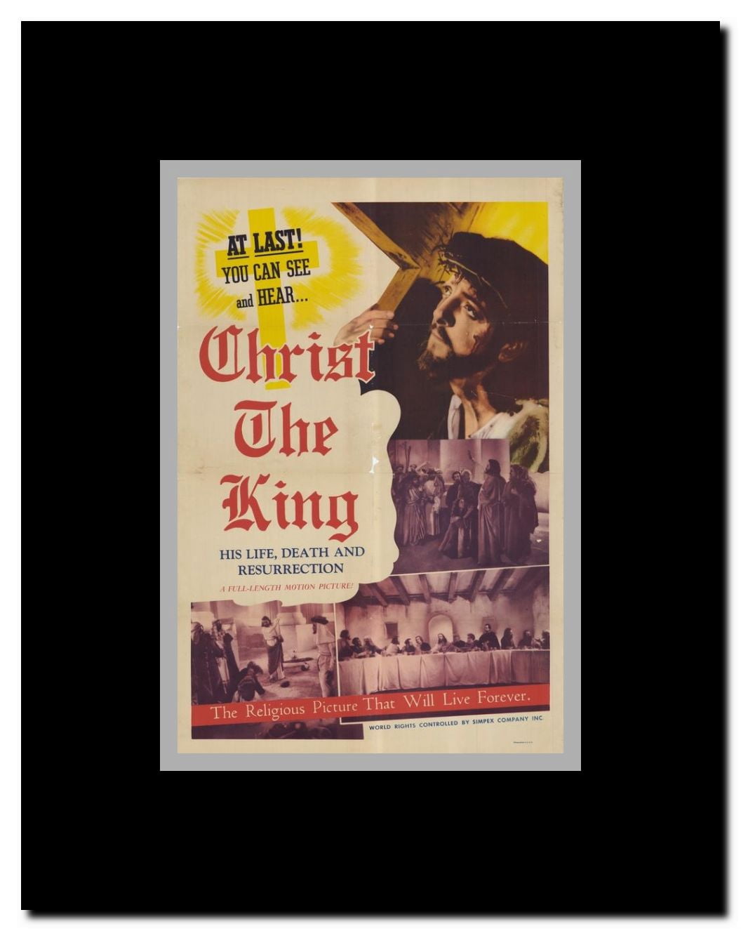 Christ the King Framed Movie Poster