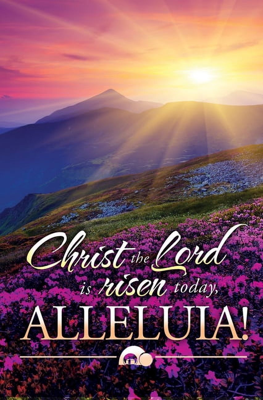 God Is Risen Christ the Lord Is Risen Today 100 Pk, (Paperback) - Walmart.com