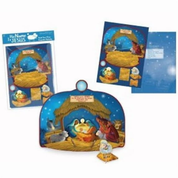 Christ to All 167458 His Name is Jesus Build Your Own Nativity Craft Kit