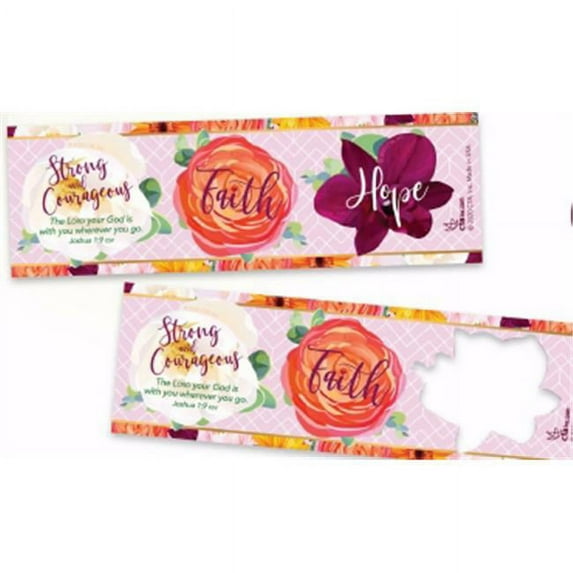 Christ to All 168183 ESV Joshua 1-9 Strong & Courageous Magnet Set - 3 Piece - Dec