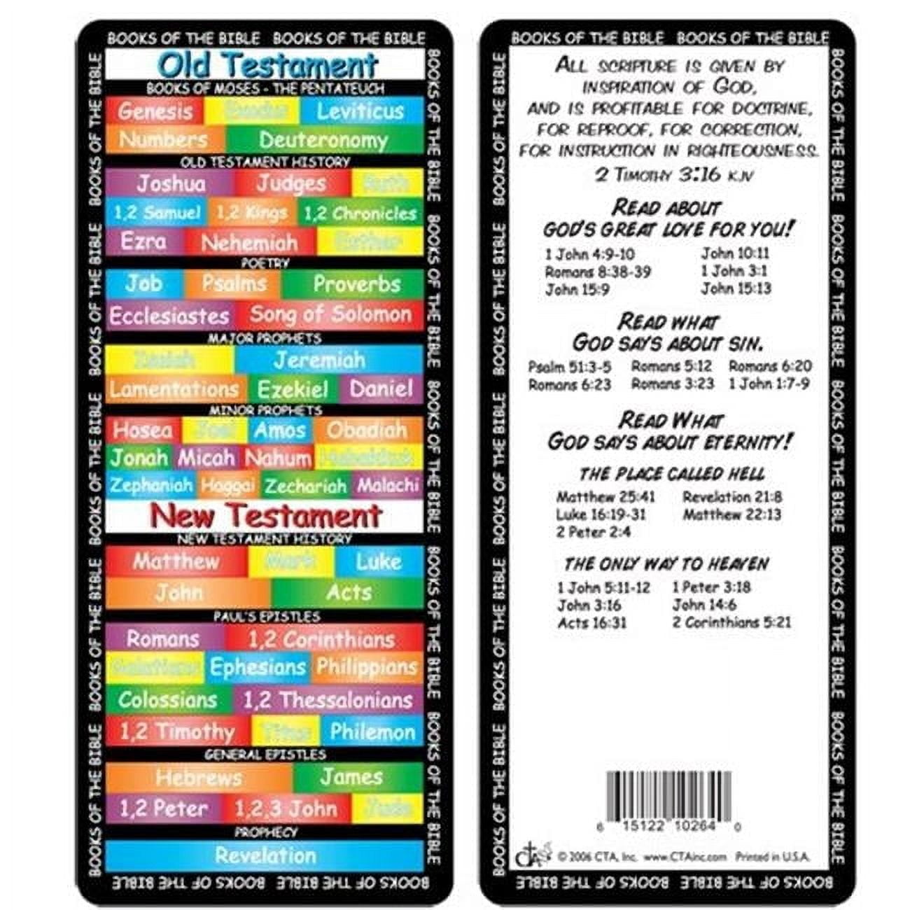 Christ to All  Books of the Bible Bookmark - KJV