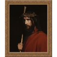 thumbnail image 1 of Christ with Thorns 24x20 Gold Ornate Wood Framed Canvas Art by Carl Bloch, 1 of 2