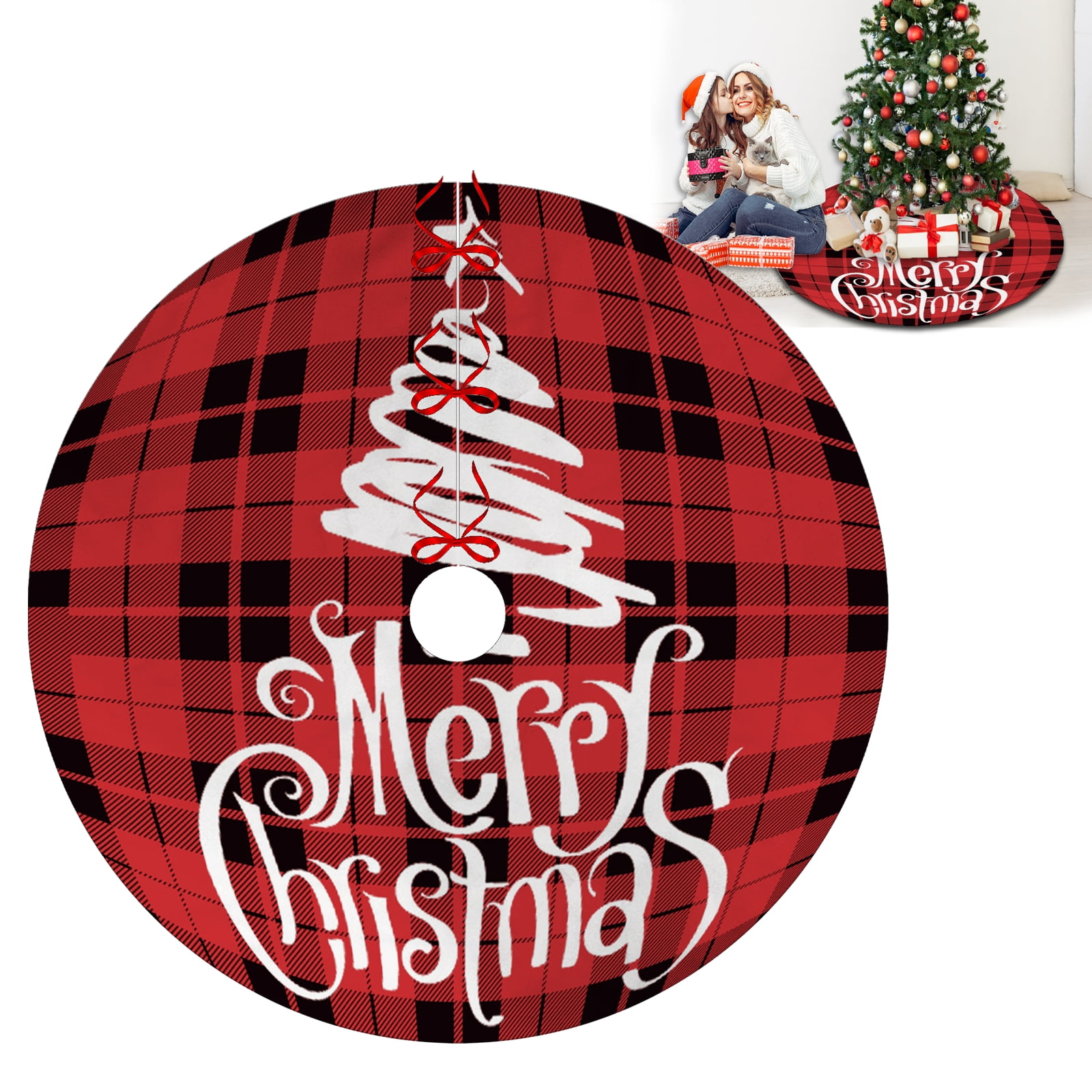 Christams Tree Skirts Mat,Christmas Tree Jack Skellington Christmas