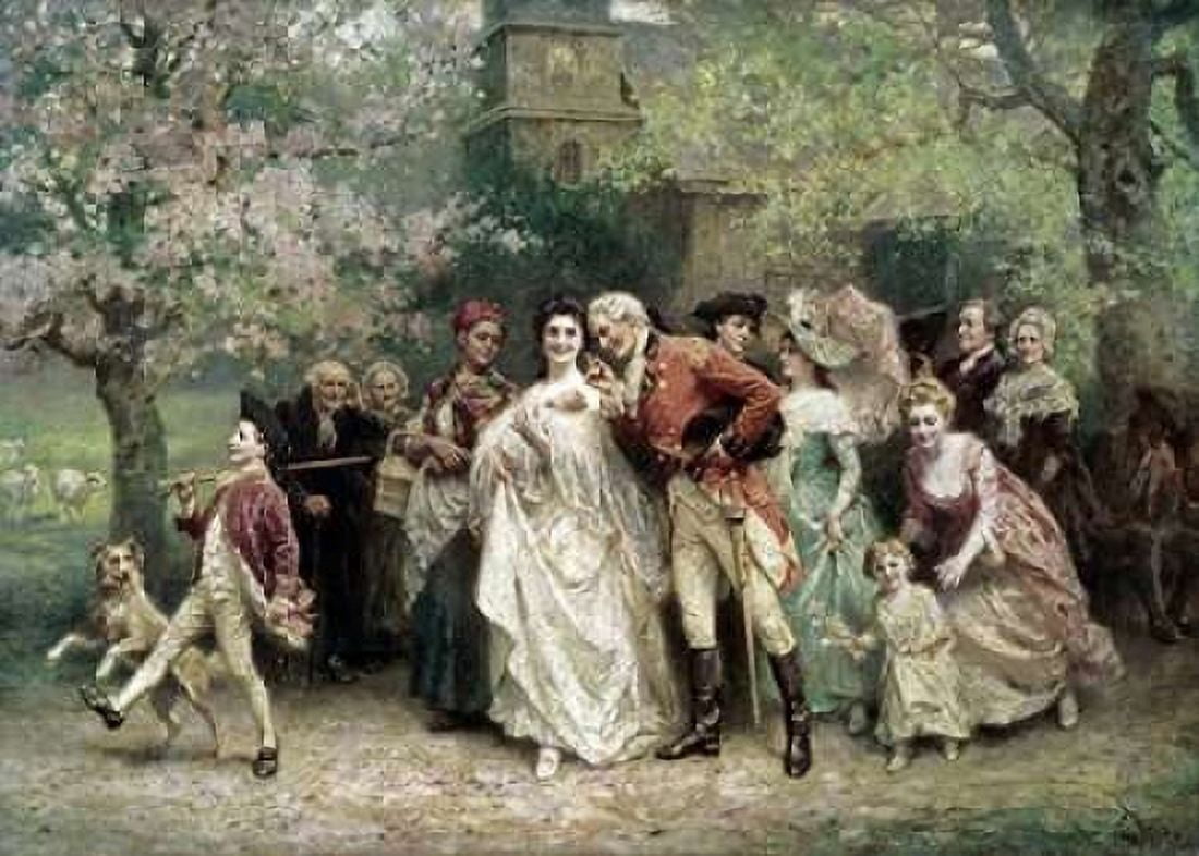Christening Canvas Art - Jean Leon Gerome Ferris (20 x 28)