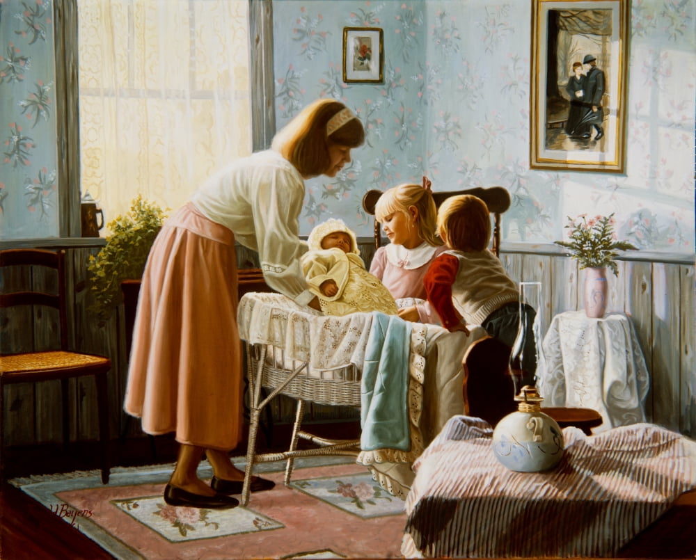 Christening Morning Canvas Art - Ron Bayens (16 x 20)