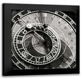 thumbnail image 1 of Christensen, Jim 12x12 Black Modern Framed Museum Art Print Titled - Prague Clock I, 1 of 5