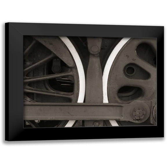 Christensen, Jim 14x12 Black Modern Framed Museum Art Print Titled - Train III