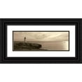 thumbnail image 1 of Christensen, Jim 18x9 Black Ornate Wood Framed with Double Matting Museum Art Print Titled - Lighthouse III, 1 of 4
