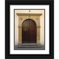 thumbnail image 1 of Christensen, Jim 19x24 Black Ornate Wood Framed with Double Matting Museum Art Print Titled - Prague Door II, 1 of 4