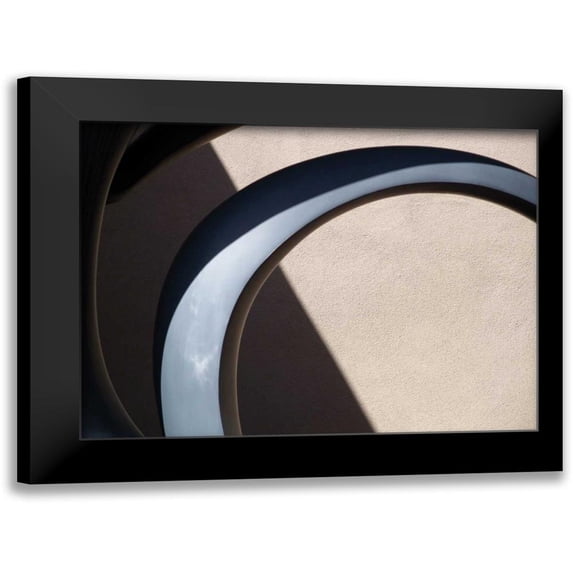 Christensen, Jim 24x19 Black Modern Framed Museum Art Print Titled - Architectural Abstract I