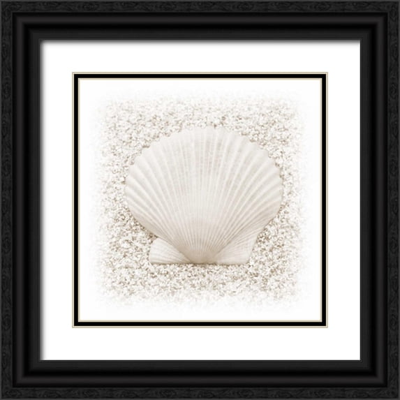 Christensen, Jim 26x26 Black Ornate Wood Framed with Double Matting Museum Art Print Titled - In the Sand II