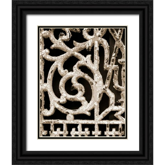 Christensen, Jim 26x32 Black Ornate Wood Framed with Double Matting Museum Art Print Titled - Ornament I