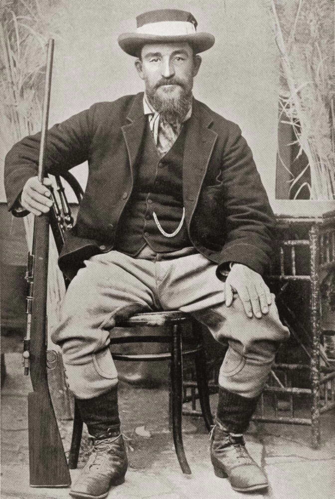 Christiaan Rudolf De Wet 1854 To 1922 Boer General Rebel Leader And Politician From South Africa And The Transvaal War By Louis Creswicke Published 1900 Canvas Art - Ken Welsh Design Pics (24 x 34)