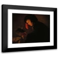 thumbnail image 1 of Christiaen Jansz. Dusart 18x15 Black Modern Framed Museum Art Print Titled - Young Man by Candlelight (1645), 1 of 5