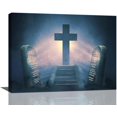 thumbnail image 1 of Christian 10 Commandments Wall Art Ten Commandments Pictures Wall Decor God Bible Verses Scripture Inspirational Quotes Canvas Prints Framed Modern Painting Artwork for Church Living Room Bedroom, 1 of 6