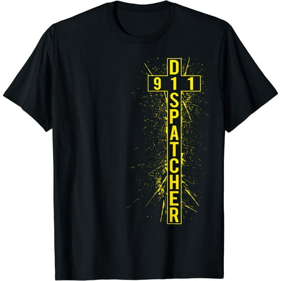 Christian 911 Dispatcher Funny Creative Graphic T-Shirt
