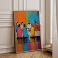 Christian Abstract Last Supper Cubist Geometric Jesus Kwc Classic Art ...