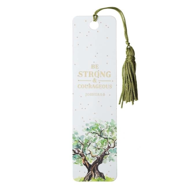 Christian Art Gifts 169580 Joshua 1-9 with Tassel Bible Bookmark - Pack of 6