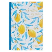 Christian Art Gifts 2023 12-Month Hardcover Planner for Women | He Restores My Soul - Psalm 23:3 Inspirational Bible Verse