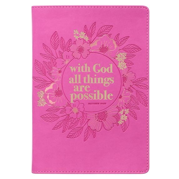 Christian Art Gifts 21973X All Things Possible Matt. 19-26 Journal