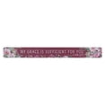 thumbnail image 1 of Christian Art Gifts 285447 Purple Floral My Grace is Sufficient 2 Corinthians 12.9 Magnetic Strip - Pack of 6, 1 of 1