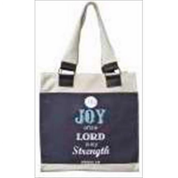 Christian Art Gifts 366504 Tote Retro Blessings Joy