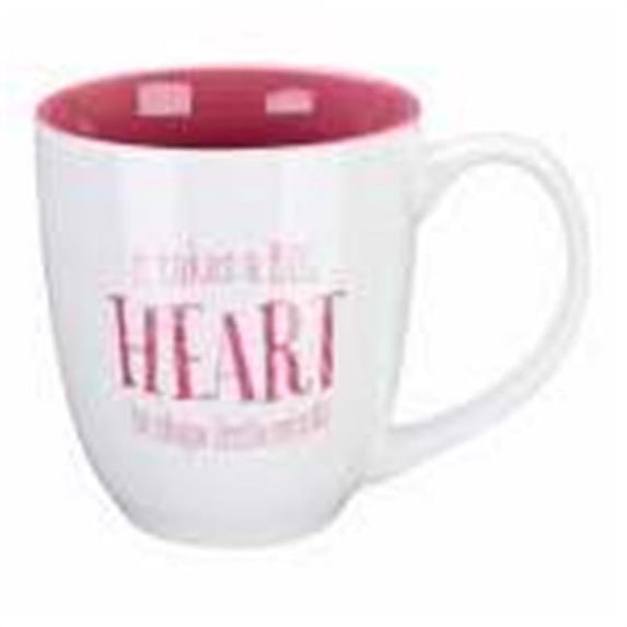 Christian Art Gifts 367241 Mug-Teacher & It Takes A Big Heart with Gift Box