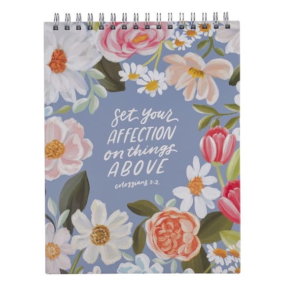 Christian Art Gifts 368279 Notepad Set - Wirebound - Your Affection Col. 3-2