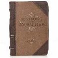 thumbnail image 1 of Christian Art Gifts  Bible Cover-Classic-Be Strong & Courageous - Medium-Brown & Tan Lux Leather, 1 of 1