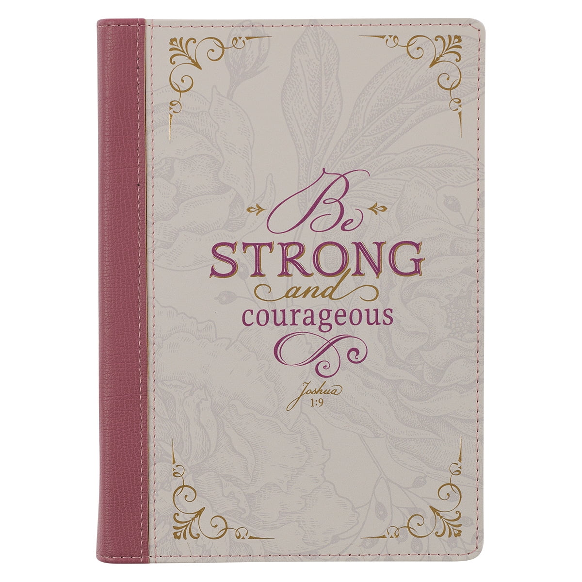 Be Strong & Courageous Wallet – Two-Tone Genuine Leather Josh 1:9 Bible Verse Card Holder RFID Protected - View #3