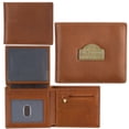 thumbnail image 1 of Christian Art Gifts Genuine Full Grain Leather RFID Blocking Scripture Wallet for Men: Seek First the Kingdom - Mat. 6:33 Inspirational Bible Verse Accessory for Credit Cards, Bills, ID, Photos, Tan, 1 of 5