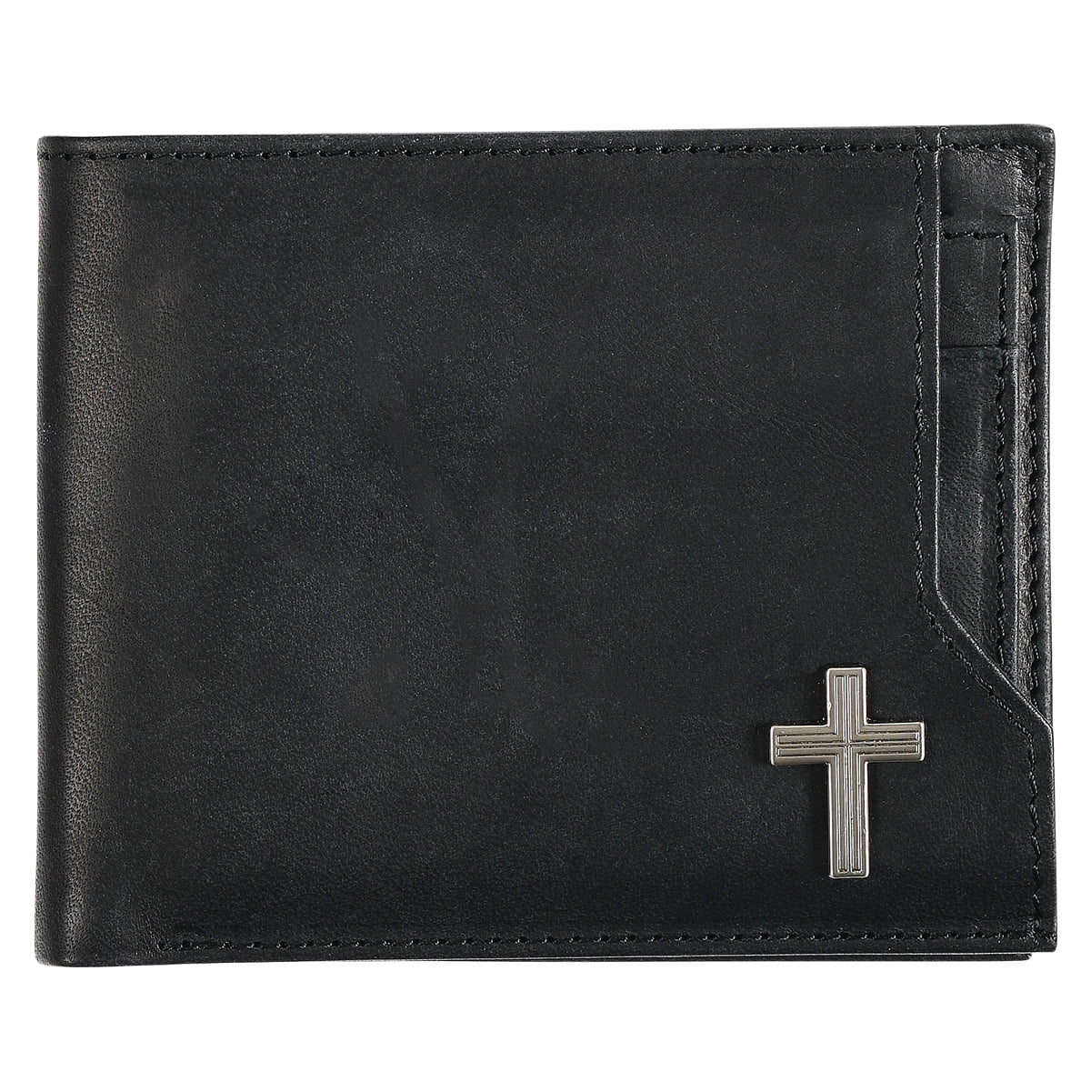 Christian Art Gifts Genuine Full Grain Leather Rfid Blocking Scripture