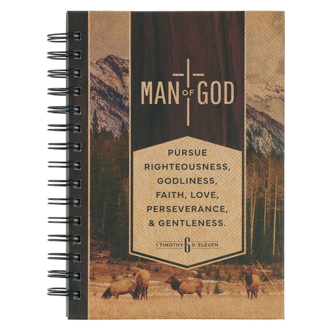 Christian Art Gifts Inspirational Journal, Man of God Wide Ruled ...