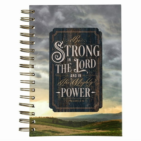 Journal Wirebound Blue Be Strong in the Lord Eph. 6:10, (Spiral-Bound)